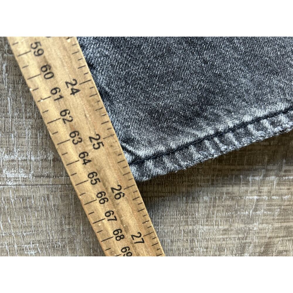 ▶️ BDG Urban Outfitters Button Fly Straight Jeans Womens 26 Gray Distressed NWT - Picture 6 of 12